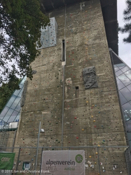 A SERIOUS climbing wall!