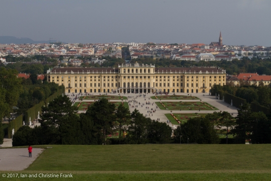 So that you could admire the Palace and grounds